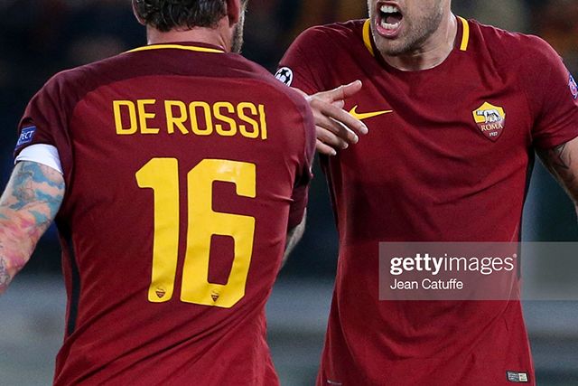 Roma 17/18 #16 DE ROSSI Homekit Nameset Printing