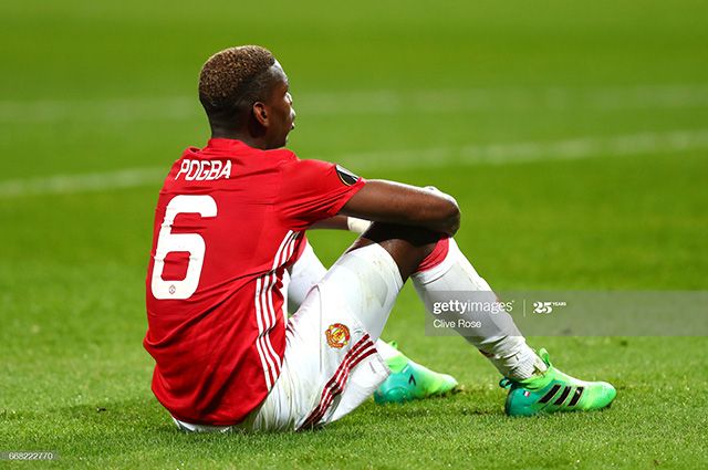 16-17 マンU ポグバ #6 Lサイズ Manchester United 16/17 #6 POGBA Europa League / EFL Cup