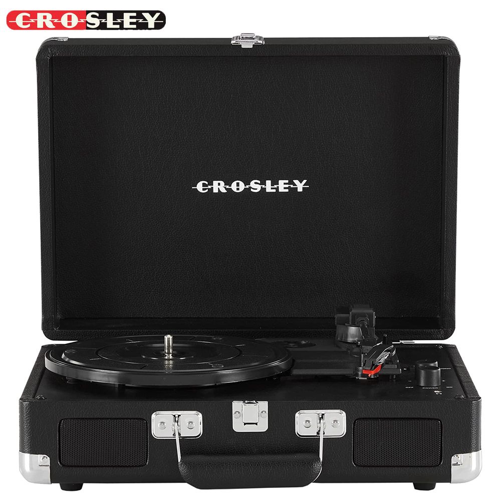 Crosley CR8005DP-BK1 Cruiser Plus Vintage 3-Speed Bluetooth in/Out