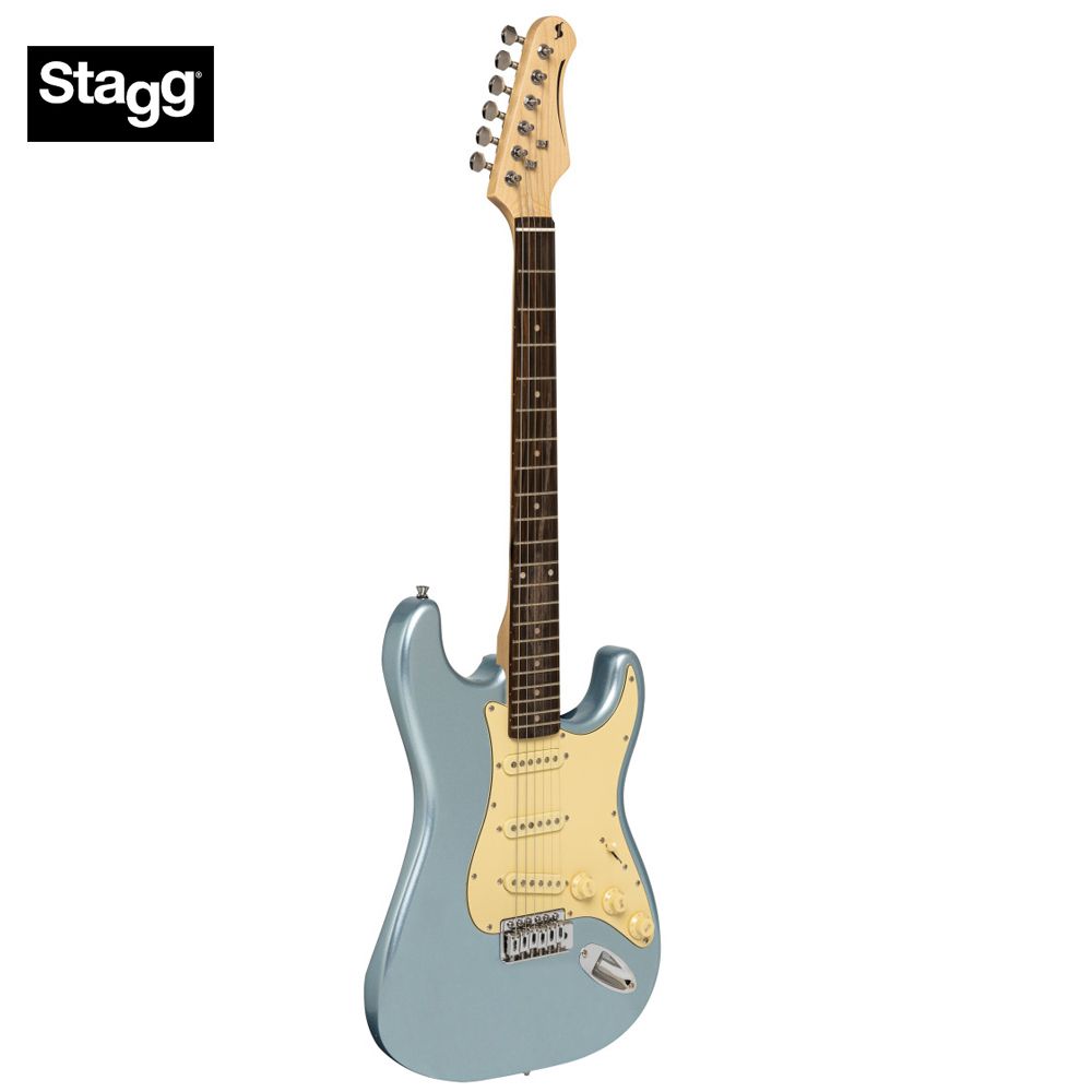 Stagg Standard Series S-30 Electric Guitar Ice Blue Metallic SES