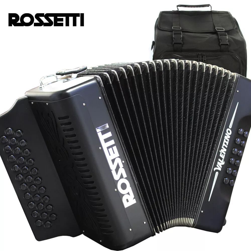 Rossetti Pro Series VALENTINO 31 Button GCF Sol Diatonic Accordion