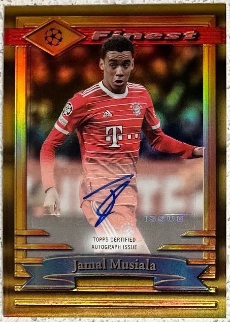 1円スタート】Topps Chrome auto Jamal Musiala 99枚限定