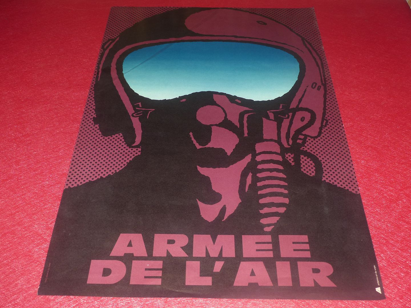 Affiche Armée De L'Air - Poster Multicolore Papier - Neuve Sous Emballage